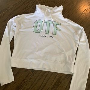 OTF crop hoodie